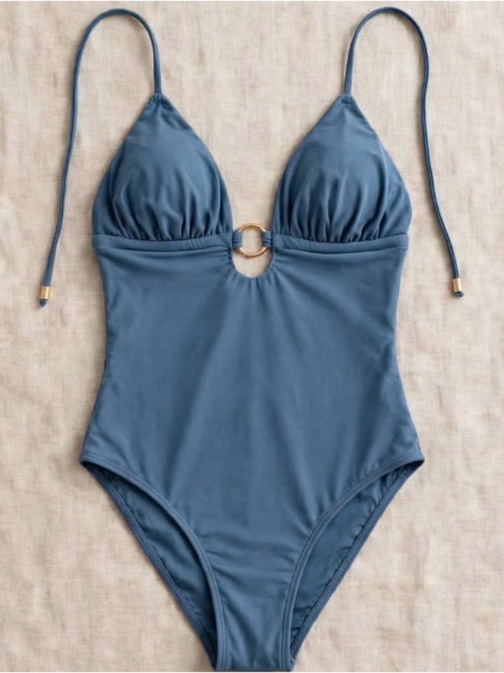 Blue One Piece Swimsuit